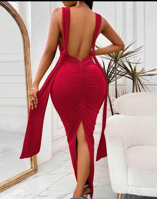 Maroon Dress